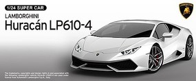 Aoshima Lamborghini Huracan LP610-4 Sports Car Plastic Model Car Kit 1/24 Scale #13823 Aoshima Lamborghini Huracan LP610-4 Sports Car Plastic Model Car Kit 1/24 Scale #13823