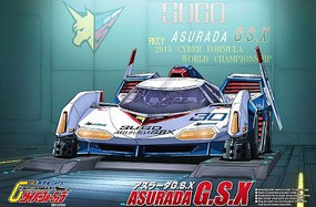 Aoshima Cyber Formula #20 Sugo Asurado GSX Race Car Plastic Model Car Vehicle Kit 1/24 Scale #15407