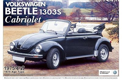 Aoshima 1975 VW Beetle 1303S Plastic Model Car Kit 1/24 Scale #39205