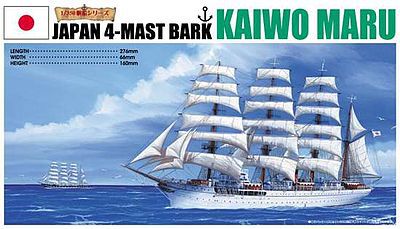 Aoshima Kaiwo Maru Sailing Ship Plastic Model Military Ship Kit 1/350 Scale #42137