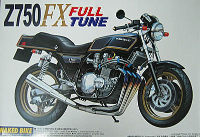 Aoshima Kawasaki Z750FX Full Tune Plastic Model Motorcycle Kit 1/12 Scale #42168