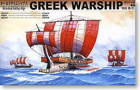Aoshima Greek Warship 100BC Plastic Model Sailing Ship Kit 1/350 Scale #43158 Aoshima Greek Warship 100BC Plastic Model Sailing Ship Kit 1/350 Scale #43158