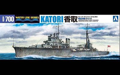 Aoshima Katori Training Cruiser Plastic Model Military Ship Kit 1/700 Scale #45411