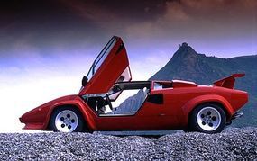 Lamborghini Countach 5000QV Sports Car Plastic Model Car Kit 1/24 Scale #48