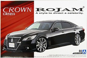 Aoshima 1/24 2012 Toyota Crown GRS214 4-Door Car Aoshima 1/24 2012 Toyota Crown GRS214 4-Door Car