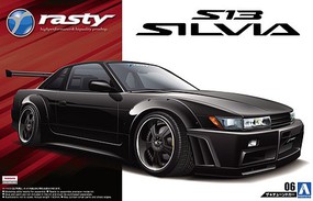 Aoshima Nissan 240SX 2-Door Car Plastic Model Car Kit 1/24 Scale #50989 Aoshima Nissan 240SX 2-Door Car Plastic Model Car Kit 1/24 Scale #50989
