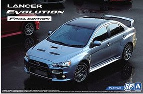 Aoshima 2015 Mitsubishi Lancer Evo Final Edition Plastic Model Car Kit 1/24 Scale #51641 Aoshima 2015 Mitsubishi Lancer Evo Final Edition Plastic Model Car Kit 1/24 Scale #51641