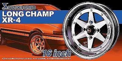 Aoshima Suzuka Brain Longchamp XR4 16 Tire & Wheel Set (4) Plastic Model Tire Wheel 1/24 #52495