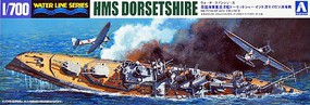 Aoshima 1/700 HMS Dorsetshire Heavy Cruiser Indian Ocean Raid Waterline Aoshima 1/700 HMS Dorsetshire Heavy Cruiser Indian Ocean Raid Waterline