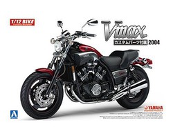Aoshima 1/12 2004 Yamaha Vmax Motorcycle w/Custom Parts Aoshima 1/12 2004 Yamaha Vmax Motorcycle w/Custom Parts