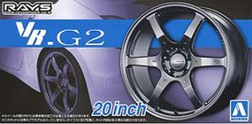 Aoshima Volk Racing VR.G2 20'' Tire & Wheel Set (4) Plastic Model Tire Wheel 1/24 Scale #55175 Aoshima Volk Racing VR.G2 20'' Tire & Wheel Set (4) Plastic Model Tire Wheel 1/24 Scale #55175