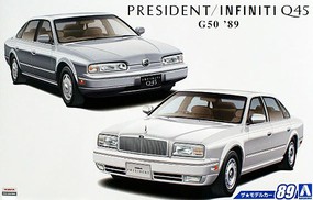 Aoshima 1/24 1989 Nissan G50 President/ Infiniti Q45 Car Aoshima 1/24 1989 Nissan G50 President/ Infiniti Q45 Car