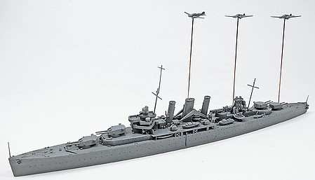 Aoshima 1/700 British Kent Heavy Cruiser Attack Benghazi Waterline (New Tool) (DEC)