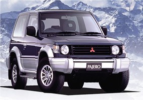 Aoshima 1/24 1991 Mitsubishi Montero 2-Door SUV Aoshima 1/24 1991 Mitsubishi Montero 2-Door SUV