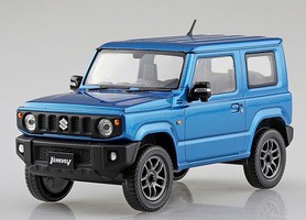 Aoshima Suzuki Jimny Jeep (Snap in Metallic Blue) Plastic Model Car Vehicle Kit 1/32 Scale #57780