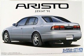 Aoshima 1991 Toyota JZS147 (Lexus LS300) 4-Door Car Plastic Model Car Vehicle Kit 1/24 Scale #57889