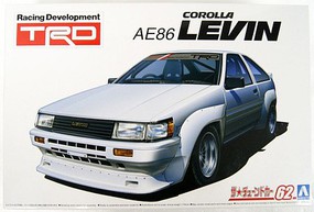 Aoshima 1983 Toyota AE86 Corolla Levin 4-Door Car Plastic Model Car Vehicle Kit 1/24 Scale #57988