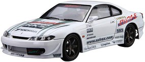 Aoshima 1999 Nissan S15 Silvia Race Car Plastic Model Car Vehicle Kit 1/24 Scale #58381