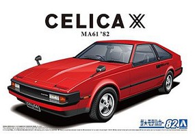 Aoshima 1982 Toyota MA61 Celica XX 2800GT 2-Door Plastic Model Car Vehicle Kit 1/24 Scale #58503