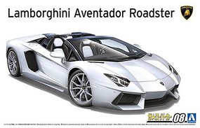 Aoshima 2012 Lamborghini Aventador Rodster Sports Plastic Model Car Vehicle Kit 1/24 Scale #58664