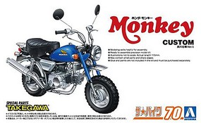 Aoshima 78 Honda Monkey Z50JZ1 Takegawa Dirt Bike Plastic Model Motorcycle Kit 1/12 Scale #62968