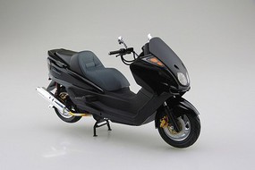 Aoshima 2006 SG03J Majesty C Scooter w/Custom Parts Plastic Model Motorcycle Kit 1/12 Scale #63255