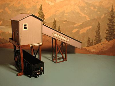 Alpine Black Bart Mine & Shaft Kit HO Scale Model Railroad Building #1905