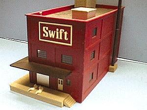 Alpine Swift Meat Packing Plant 3-Story Building w/Dock Kit HO Scale Model Railroad Building #85
