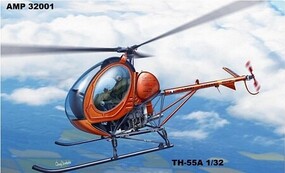 AMP Hughes TH55A Osage Trainer Helicopter Plastic Model Helicopter Kit 1/32 Scale #32001