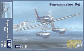 AMP Supermarine S5 Float Seaplane Plastic Model Airplane Kit 1/48 Scale #48009