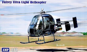 AMP Fairey Ultra Light Helicopter Plastic Model Helicopter Kit 1/72 Scale #72002
