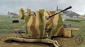 Ace 2cm Flak 38 Gun Plastic Model Artillery Kit 1/48 Scale #48103 Ace 2cm Flak 38 Gun Plastic Model Artillery Kit 1/48 Scale #48103