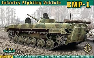 Ace Soviet BMP1 Infantry Fighting Vehicle (Re-Issue) Plastic Model Military Vehicle 1/72 #72107