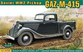 GAZ-11-415 WWII Soviet Pickup Truck Plastic Model Military Truck Kit 1/72 Scale #72285