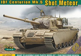 Ace IDS Centurion Mk 5 Shot Meteor Tank Plastic Model Military Vehicle Kit 1/72 Scale #72427