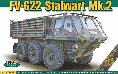 Ace FV622 Stalwart Mk 2 Military Truck Plastic Model Military Vehicle Kit 1/72 Scale #72432