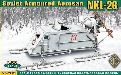 Ace Soviet NKL26 Armored Aerosan Plastic Model Military Vehicle Kit 1/72 Scale #72515