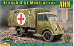 Ace AHN 3,5t French Medical Van Plastic Model Military Vehicle Kit 1/72 Scale #72524 Ace AHN 3,5t French Medical Van Plastic Model Military Vehicle Kit 1/72 Scale #72524