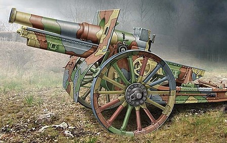 Ace Cannon de 155C M1917 French Howitzer Gun Plastic Model Military Vehicle Kit 1/72 #72543