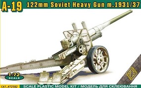 Ace WWII Soviet A19 122mm Heavy Gun Plastic Model Weapon Kit 1/72 Scale #72582