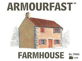 Armourfast 2 Story Farm House Plastic Model Military Diorama Kit 1/72 Scale #79001