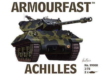 Armourfast Achilles Tank Destroyer (2) Plastic Model Tank Kit 1/72 Scale #99008