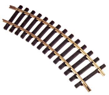 Aristo-Craft Euro-Style Brass Track - Curve - Large Diameter 8 (16) G Scale Model Railroad Track #11600