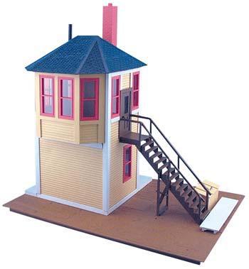 Aristo-Craft Built-Up Structure Bay Window Signal Tower - G-Scale