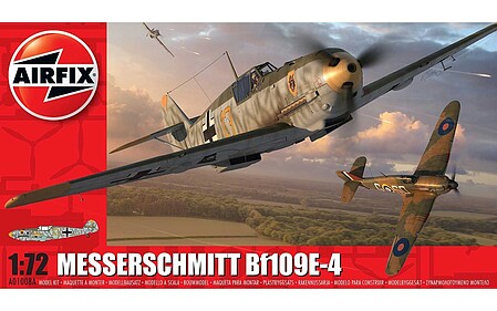 plastic model kit scale 1 : 72 ITALERI MESSERSCHNITT BF 109 new in open and  damaged box