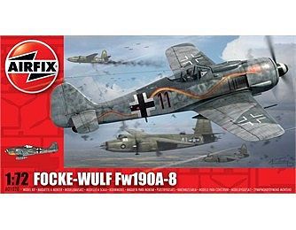 Airfix Focke-Wulf FW190A-8 Plastic Model Airplane Kit 1/72 Scale #01020