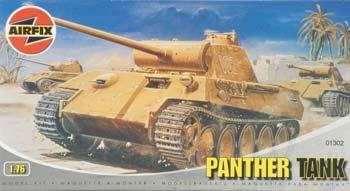 Airfix Panther Tank Plastic Model Military Vehicle Kit 1/76 Scale #01302