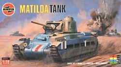 Airfix Matilda Tank Plastic Model Military Vehicle Kit 1/76 Scale #01318