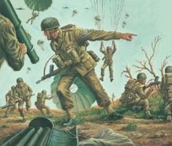 Airfix WWII British Paratroops Plastic Model Military Figure 1/72 Scale #01723