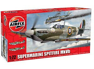 Airfix Supermarine Spitfire Mk Vb Aircraft Plastic Model Airplane Kit 1/72 Scale #02046